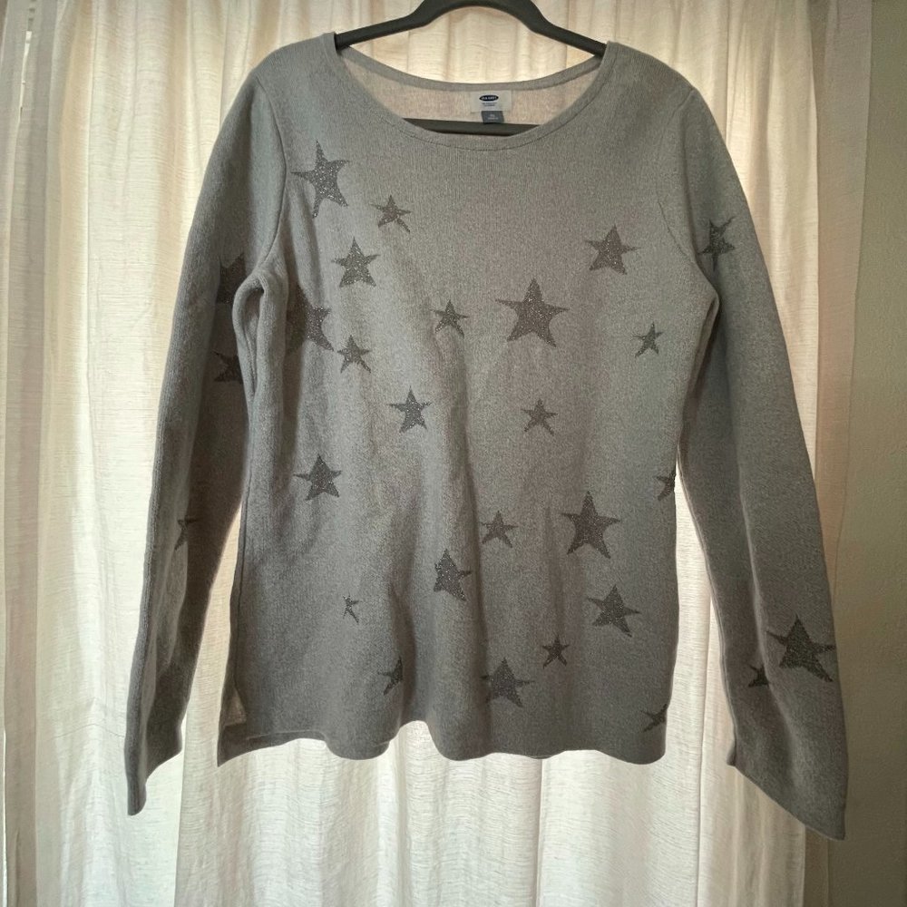 Old Navy Gray Star Lightweight Sweater XL